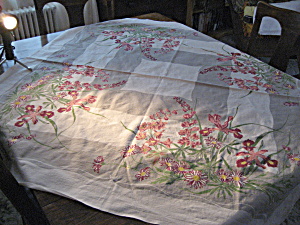 Large Iris Table Cloth