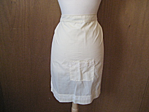 Vintage Material Yellow Apron