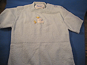 Boys Knitted One Piece Outfit