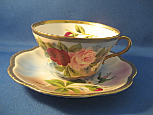 Rose Cup And Saucer Set