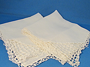 Two Lace Handkerchief