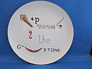 Keep Your Nose To The Grindstone Plate
