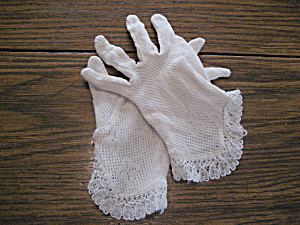 Vintage Child's Lace Gloves