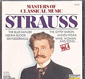 Masters Of Classical Music Vol 4 Johann Strauss Cd 8 Scores Cd0031