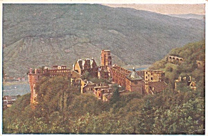 The Castle At Heidelberg Germany Aerial View Cs12211f