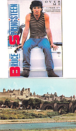 Bruce Springsten Cover Me Advertising Postcard Cs12214f