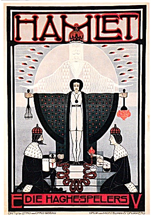 Hamlet By Die Haghespelers Adv Postcard Cs12538