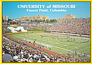 Columbia Missouri University Of Missouri Faurot Field Postcard Cs12822