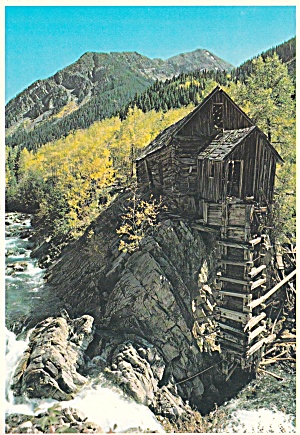 Siilver Mine Ore Crushing Mill Postcard Cs13468