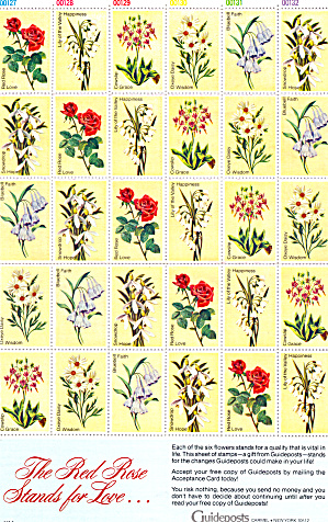 Guideposts Flower Stamps Lp0452
