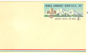 Uxc7 6 Cent Boy Scout World Jamboree Postal Card