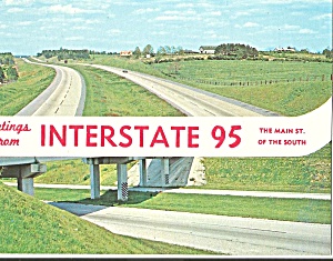 I-95 The Maim St Of The South Postcard P31127