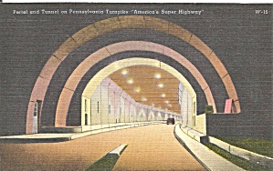 Portal And Tunnel On The Pennsylvania Turnpike P35053