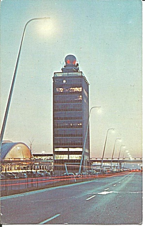 Jfk International Arrival Building Postcard P35199
