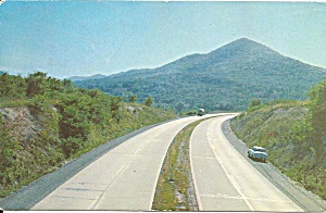 Pennsylvania Turnpike At Pyramid Point Postcard P36224