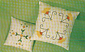 Fringe Fancy Stitchcrat Decorator Pillow Postcard P40527
