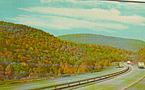 Pennsylvania Turnpike Near Bedford Pennsylvania Postcard P41237