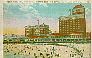 Atlantic City New Jersey Haddon Hallchalfonte Hotels P41348