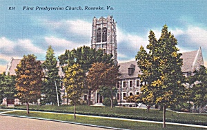 Roanoke Va First Presbyterian Church P41497f