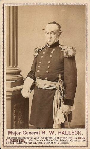 Cdv, General Henry W. Halleck