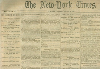 The New York Times, August 4, 1863