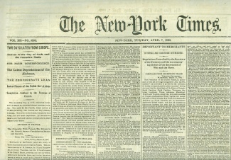 The New York Times, April 7, 1863